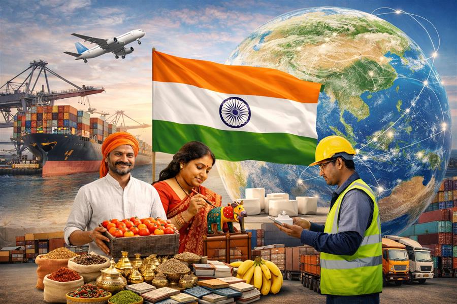 सरकार का बड़ा कदम, जिलों से बढ़ेगा भारत का निर्यात