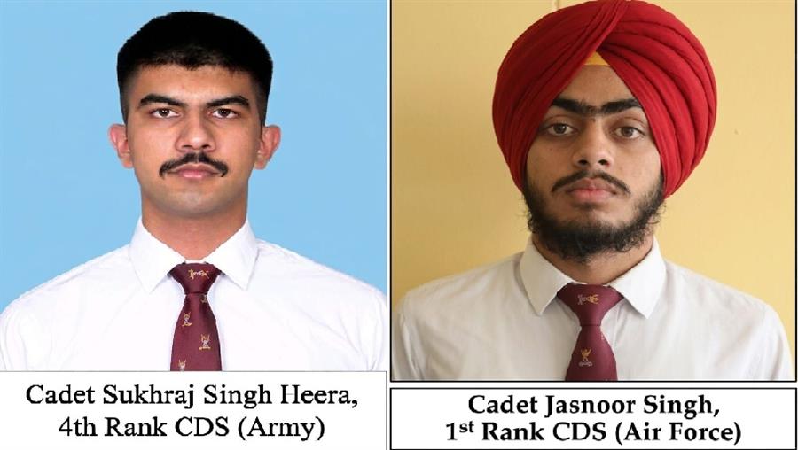 पंजाब का गौरव: महाराजा रणजीत सिंह प्रिपरेटरी इंस्टीट्यूट के कैडेट जसनूर सिंह सी.डी.एस. मेरिट सूची में पूरे भारत में अव्वल