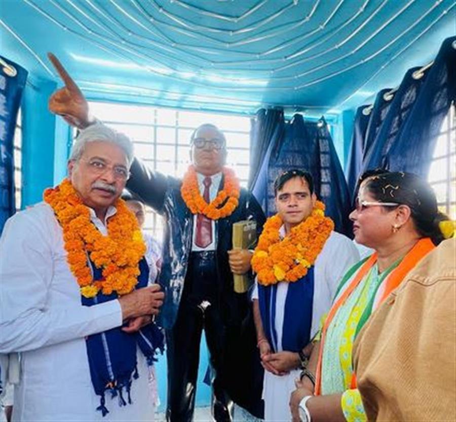 गुरुग्राम में अंबेडकर जयंती का भव्य आयोजन, राव नरेंद्र सिंह ने किया प्रतिमा अनावरण