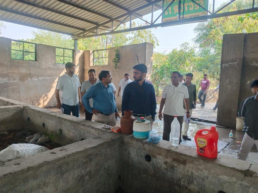 पंचकूला नगर निगम आयुक्त विनय कुमार का प्रातःकालीन निरीक्षण अभियान लगातार जारी