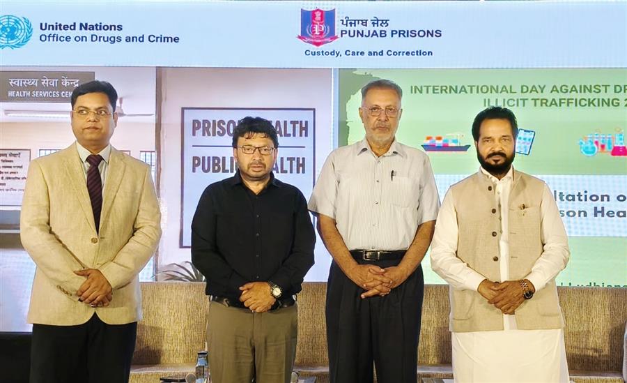 पंजाब ने जेलों में स्वास्थ्य और पुनर्वास सेवाओं को मजबूत करने की अपनी प्रतिबद्धता दोहराई, यूनाइटेड नेशंस ऑफिस ऑन ड्रग्स एंड क्राइम के साथ सहयोग को और किया सुदृढ़