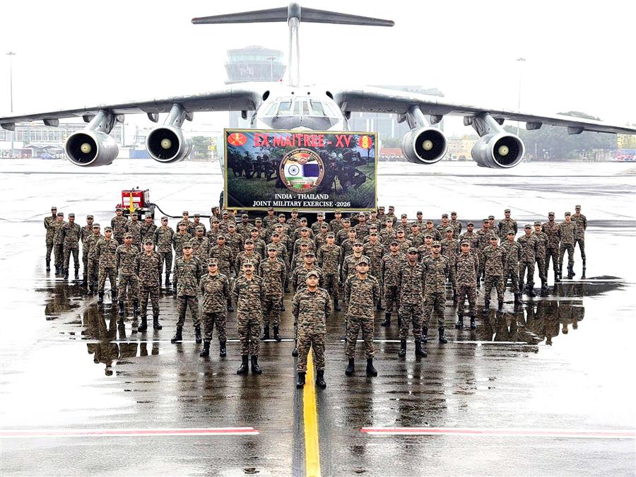 भारत-थाईलैंड संयुक्त सैन्य अभ्यास ‘मैत्री-XV’ के लिए भारतीय सेना का दल रवाना