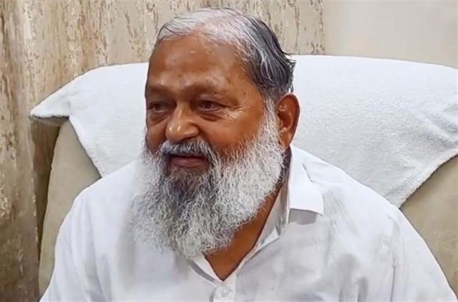 कांग्रेस चाहती है कि देश में अराजकता फैल जाए, देश की तरक्की रूक जाए : अनिल विज