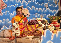 श्रीमद भागवत का अनुसरण करते हुए हमेशा धर्मसम्मत कार्य करना चाहिए : कु. शैलेंद्र पाराशर जी महाराज