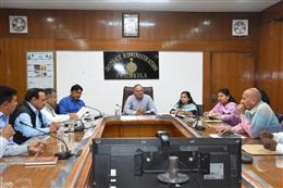 उपायुक्त ने जिला जल एवं सीवरेज मिशन की तीसरी बैठक की अध्यक्षता की