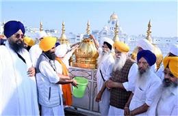 श्री हरमंदिर साहिब के गुंबदों पर लगे सोने की धुलाई सेवा शुरू: एडवोकेट धामी