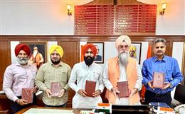 स्पीकर कुलतार सिंह संधवां द्वारा पंजाब विधानसभा डायरी-2026 का उद्घाटन
