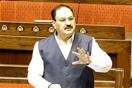 विपक्ष को न बहस में रुचि है, न ही लोकतांत्रिक मूल्यों एवं संसदीय प्रक्रियाओं के प्रति सम्मानः जेपी नड्डा