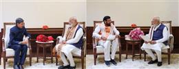 हरियाणा सीएम और पश्चिम बंगाल के राज्यपाल ने प्रधानमंत्री मोदी से की मुलाकात