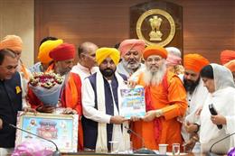 श्री गुरु रविदास जी के बराबरी और मानवता की भलाई के संदेश को पंजाब सरकार विश्व स्तर पर ले जाएगी : भगवंत सिंह मान