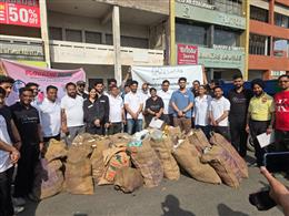 पंचकूला में बड़े पैमाने पर प्लॉगिंग (दौड़ते हुए कचरा उठाना) अभियान का सफल आयोजन
