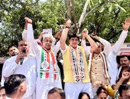 सोनीपत में कांग्रेस का शक्ति प्रदर्शन, कमल दीवान के समर्थन में जुटी भीड़