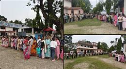 पश्चिम बंगाल में प्रथम चरण के चुनाव की 152 और तमिलनाडु की सभी 234 सीटों पर मतदान जारी