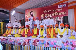 भगवंत सिंह मान सरकार द्वारा श्री गुरु रविदास जी के 650वें प्रकाश पर्व को समर्पित रूपनगर में पहला विशाल आध्यात्मिक कीर्तन दरबार सजाया गया