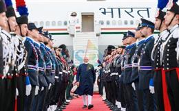 नॉर्वे के बाद इटली पहुंचे पीएम मोदी, विदेश मंत्री तजानी ने किया स्वागत