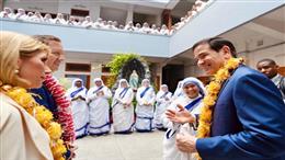 मिशनरीज ऑफ चैरिटी पहुंचे मार्को रुबियो, राजदूत गोर बोले: भारत- अमेरिका साझेदारी साझा मूल्यों पर आधारित