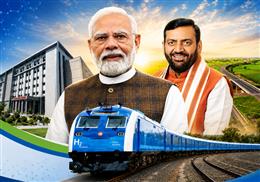 स्टीम से हाइड्रोजन तक भारत की पहली हाइड्रोजन ट्रेन जींद से चलेगी विकसित हरियाणा - विकसित भारत