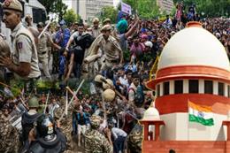 जंतर-मंतर प्रदर्शन मामले पर सुप्रीम कोर्ट ने कहा- 'किसी आपराधिक तत्व को नहीं बख्शा जाएगा'