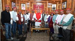 पश्चिम बंगाल के मीडिया प्रतिनिधिमंडल ने राज्यपाल से भेंट की