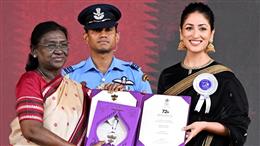 72वां राष्ट्रीय फिल्म पुरस्कार : यामी गौतम को 'आर्टिकल 370' और कार्तिक आर्यन को फिल्म 'चंदू चैंपियन' के लिए मिला सम्मान