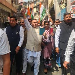 कांग्रेस का चुनाव आयोग के खिलाफ प्रदर्शन