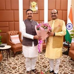 हरविन्द्र कल्याण ने ओम बिरला से की मुलाकात, नवंबर में हरियाणा विधानसभा में होगा संविधान पखवाड़ा