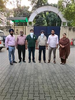 विजीलेंस ब्यूरो ने 4,000 रुपये रिश्वत लेते पटवारी और उसके एजेंट को रंगे हाथों दबोचा