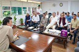 औद्योगिक पॉलीथिन के विकल्पों पर काम करें उद्यमी, प्रदूषण कम करने में दें योगदान : राव नरबीर सिंह