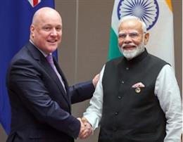 भारत और न्यूजीलैंड के बीच फ्री ट्रेड एग्रीमेंट लागू, प्रधानमंत्री क्रिस्टोफर लक्जन ने जताई खुशी